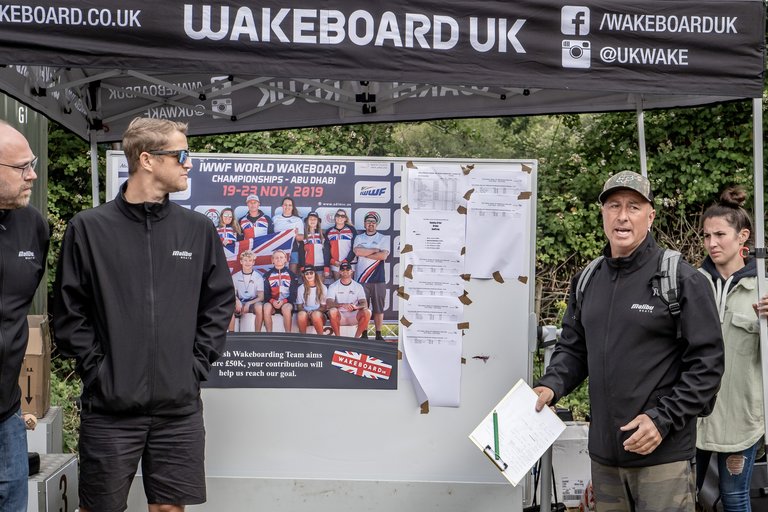 Mark Goldsmith at the 2022 Malibu Boats UK Wakeboard And Wakesurf Nationals